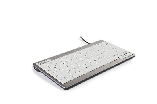 Image de BakkerElkhuizen UltraBoard 950 clavier USB AZERTY Belge Gris clair, Blanc (BNEU950BE)