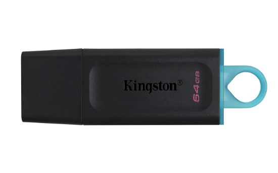Image de Kingston Technology DataTraveler ® Exodia (Noir et Turquoise) - 2 unités - Clé USB 3.2 (DTX/64GB-2P)