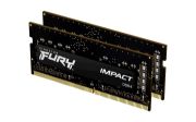 Image de Kingston Technology FURY 16GB 3200MT/s DDR4 CL20 SODIMM (Kit of 2) Impact (KF432S20IBK2/16)