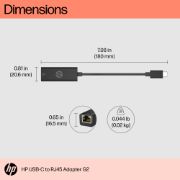 Image de HP Adaptateur USB-C vers RJ45 G2 (4Z527AA)