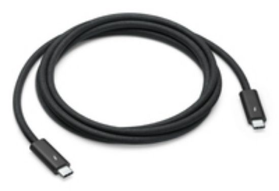 Image de Apple Thunderbolt 4 (USB-C) Pro Cable (1.8m) Câble Thunderbolt - Noir (MW5J3ZM/A)
