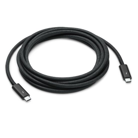 Image de Apple Thunderbolt 4 (USB-C) Pro Cable (3m) Câble Thunderbolt - Noir (MW5H3ZM/A)