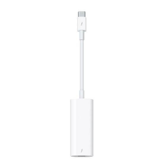 Image de Apple Thunderbolt 3 (USB-C) to Thunderbolt 2 Adapter Câble Thunderbolt - Blanc (MYH93ZM/A)