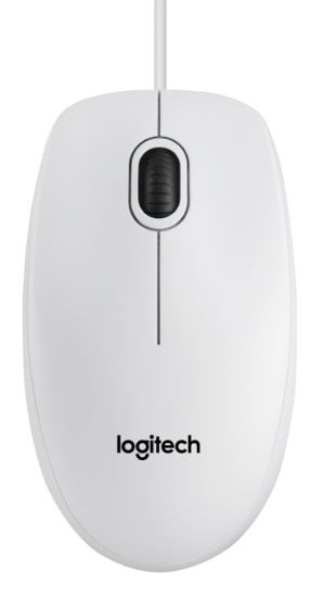 Image de Logitech B100 Optical Usb Mouse f/ Bus souris Bureau Ambidextre USB Type-A Optique 800 DPI (910-003360)