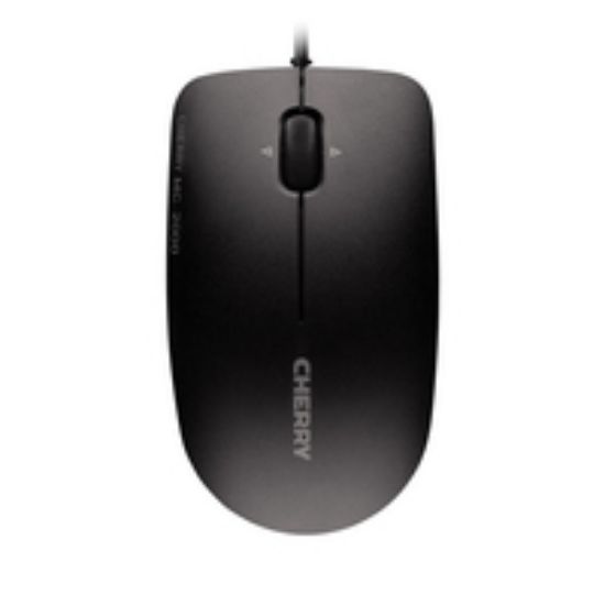 Image de CHERRY MC 2000 Souris filaire, molette multi directionnelle, noir, USB (JM-0600-2)