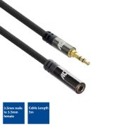 Image de ACT câble audio 5 m 3,5mm Noir (AC3617)