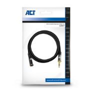 Image de ACT câble audio 5 m 3,5mm Noir (AC3617)