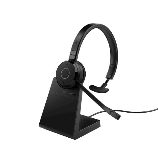 Image de Jabra Evolve 65 TE Casque Avec fil &sans fil Arceau Bureau/Centre d'appels USB Type-A Bluetooth Socle de chargement Noir (6693-833-499)