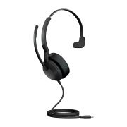 Image de Jabra Evolve2 50 Casque Avec fil Arceau Bureau/Centre d'appels USB Type-C Noir (25089-899-899)