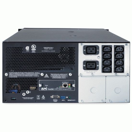 Image de APC Smart-UPS - 5000 VA, 8x C13, 2x sorties C19, NMC (SUA5000RMI5U)