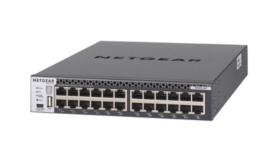 Image de NETGEAR M4300-24X Géré L3 10G Ethernet (100/1000/10000) 1U Noir (XSM4324CS-100NES)