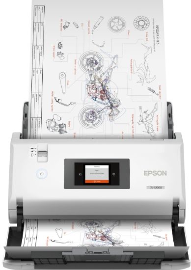 Image de Epson WorkForce DS-32000 Alimentation papier de scanner 600 x 600 DPI A3 Blanc (B11B255401)