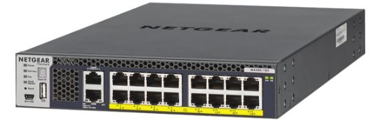 Image de NETGEAR M4300-16X Géré L3 10G Ethernet (100/1000/10000) Connexion Ethernet, supportant l'alimentation via ce port (PoE) 1U Noir (XSM4316PB-100NES)
