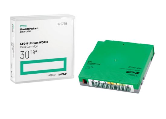 Image de HP support de stockage de secours Bande de données vierge 30 To LTO 1,27 cm (Q2078WL)