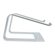 Image de StarTech.com Support Ordinateur Portable (5kg) - Socle Ordinateur Portable en Aluminium, Argenté - Réhausseur PC pour MacBook Air/Pro, Dell XPS, Lenovo - Élévateur/Su ... (LAPTOP-STAND-SILVER)