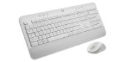 Image de Logitech Signature MK650 Combo For Business clavier Souris incluse Bureau Bluetooth QWERTY US International Blanc (920-011032)