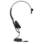Image de Jabra écouteur/casque Avec fil Arceau Bureau/Centre d'appels USB Type-C Noir (4093-410-299)