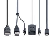 Image de StarTech.com commutateur écran, clavier et souris Noir (C2-H46-UAC-CBL-KVM)