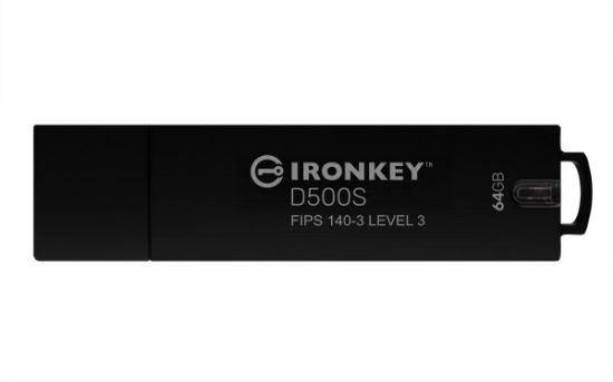 Image de Kingston Technology IronKey 64 Go D500S FIPS 140-3 Lvl 3 AES-256 (IKD500S/64GB)