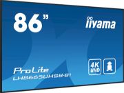 Image de iiyama Écran d'affichage dynamique En forme de kiosk 2,18 m (86") LED Wifi 800 cd/m² 4K Ultra HD Noir Intégré dans le processeur Android 11 24/7 (LH8665UHSB-B1)