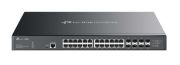 Image de TP-Link Omada commutateur réseau Géré L2+ 10G Ethernet (100/1000/10000) Connexion Ethernet, supportant l'alimentation via ce port (PoE) DIN rail Noir (SX3832MPP)
