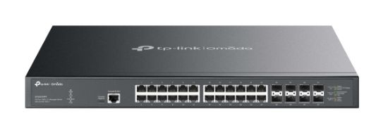 Image de TP-Link Omada commutateur réseau Géré L2+ 10G Ethernet (100/1000/10000) Connexion Ethernet, supportant l'alimentation via ce port (PoE) DIN rail Noir (SX3832MPP)