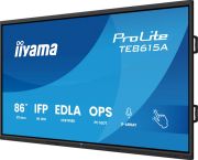 Image de iiyama Écran d'affichage dynamique Écran plat interactif 2,17 m (85.6") Wifi 550 cd/m² 4K Ultra HD Noir Écran tactile Intégré dans le processeur Android (TE8615A-B1AG)
