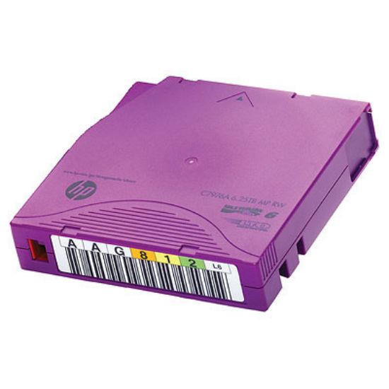 Image de HP LTO-6 Ultrium 6.25TB MP RW Custom Labeled Data Cartridge 20 Pack Bande de données vierge (C7976AL)