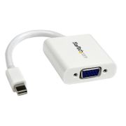 Image de StarTech.com Adaptateur / Convertisseur vidéo Mini DisplayPort vers VGA - M/F - 1920x1200 - Blanc (MDP2VGAW)