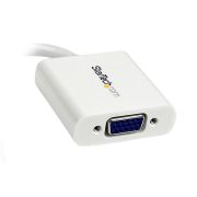 Image de StarTech.com Adaptateur / Convertisseur vidéo Mini DisplayPort vers VGA - M/F - 1920x1200 - Blanc (MDP2VGAW)