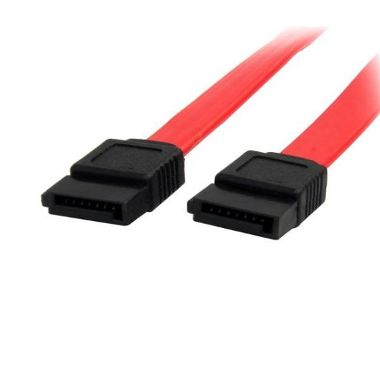 Image de StarTech.com Câble SATA Serial ATA - 46 cm - 18 pouces - Rouge (SATA18)
