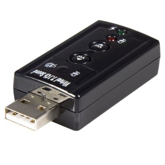 Image de StarTech.com Adaptateur Carte Son USB vers Audio Stéréo avec Contrôle de Volume Externe (ICUSBAUDIO7)