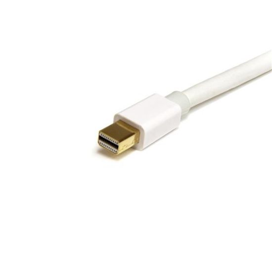 Image de StarTech.com Câble Mini DisplayPort de 2m - Vidéo Ultra HD 4K x 2K - Câble Mini DisplayPort 1.2 - Câble Mini DP vers Mini DP pour Moniteur - Cordon Mini DisplayPort - Blanc (MDPMM2MW)