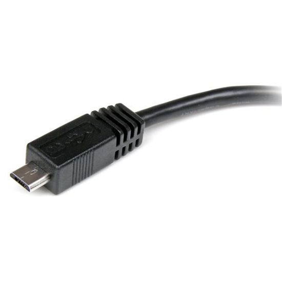 Image de StarTech.com Câble adaptateur Micro USB vers Mini USB M/F 15 cm (UUSBMUSBMF6)