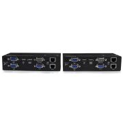 Image de StarTech.com Switch Commutateur KVM USB VGA double 200m 2 x cable cat 5 - Extendeur de console (SV565DUTPU)