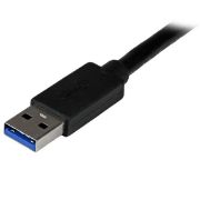 Image de StarTech.com Adaptateur Vidéo Carte Graphique Externe USB 3.0 vers HDMI- avec Hub USB - 1920x1200 (USB32HDEH)
