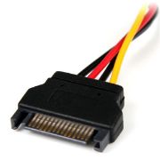 Image de StarTech.com Adaptateur de câble d'alimentation SATA 15 cm vers LP4 - F/M (LP4SATAFM6IN)