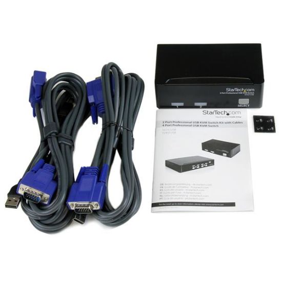 Image de StarTech.com Commutateur KVM 2 Ports VGA USB - Switch KVM - 1920x1440 (SV231USBGB)