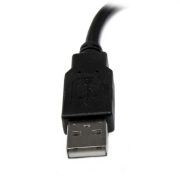 Image de StarTech.com Câble d'extension USB 2.0 de 15cm - Rallonge USB A vers A - M/F (USBEXTAA6IN)
