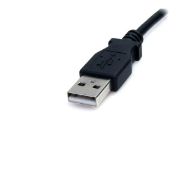 Image de StarTech.com Câble d'alimentation USB vers prise DC de 91 cm - Cordon USB vers connecteur Type M 5V (USB2TYPEM)
