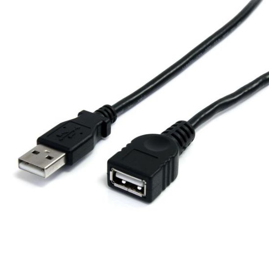 Image de StarTech.com Câble d'extension USB Type-A de 3 m - M/F - Rallonge USB-A - Noir (USBEXTAA10BK)