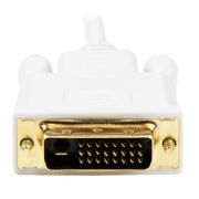 Image de StarTech.com Adaptateur Mini DisplayPort vers DVI - Câble Mini DP / DVI-D 1080p / 1920x1200 - Blanc 1,8 m (MDP2DVIMM6W)