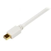 Image de StarTech.com Adaptateur Mini DisplayPort vers DVI - Câble Mini DP / DVI-D 1080p / 1920x1200 - Blanc 1,8 m (MDP2DVIMM6W)