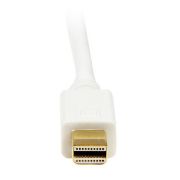 Image de StarTech.com Adaptateur Mini DisplayPort vers DVI - Câble Mini DP / DVI-D 1080p / 1920x1200 - Blanc 1,8 m (MDP2DVIMM6W)