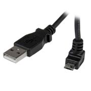 Image de StarTech.com Câble Micro USB 1 m - A vers Micro B coudé 90° vers le haut (USBAUB1MU)