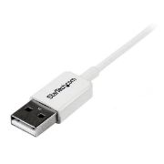 Image de StarTech.com Câble Micro USB 1 m - A vers Micro B - Blanc (USBPAUB1MW)