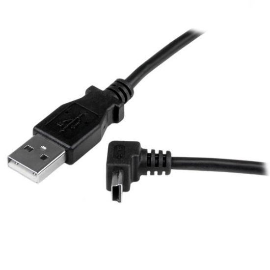 Image de StarTech.com Câble Mini USB 1 m - A vers Mini B coudé 90° vers le haut (USBAMB1MU)