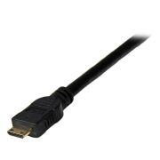 Image de StarTech.com Câble Mini HDMI vers DVI de 1m - Câble DVI-D vers HDMI (1920x1200p) - Mini HDMI Mâle 19 Broches vers DVI-D Mâle - Câble Convertisseur pour Moniteur Numérique M/M (HDCDVIMM1M)