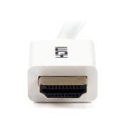 Image de StarTech.com Câble HDMI CL3 avec Ethernet - 5m - Câble Ultra HDMI Mural - Cordon HDMI Haut Débit 4K 30Hz UHD - 10.2 Gbps - Câble Vidéo/Affichage HDMI 1.4 - 30AWG - Blanc (HD3MM5MW)
