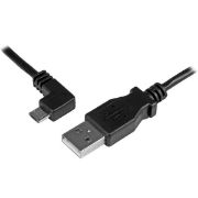 Image de StarTech.com Câble de charge et synchronisation Micro USB de 1 m - USB-A vers Micro-B à angle gauche - M/M - 0,25 mm² (USBAUB1MLA)